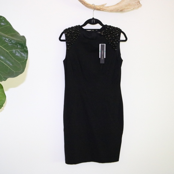 Cynthia Steffe Dresses & Skirts - CYNTHIA STEFFE Beaded Embellishments Black Dress